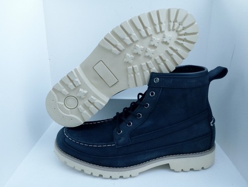 AMERICAN EAGLE OUTFITTERS HERREN MITTELTOP LEDER SCHWARZ STIEFEL GRÖSSE: 11 - Bild 4 von 11