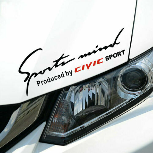 Autocollant de voiture en vinyle sport esprit pour Honda CIVIC auto cils décalcomanie 1 pièce - Photo 1 sur 5