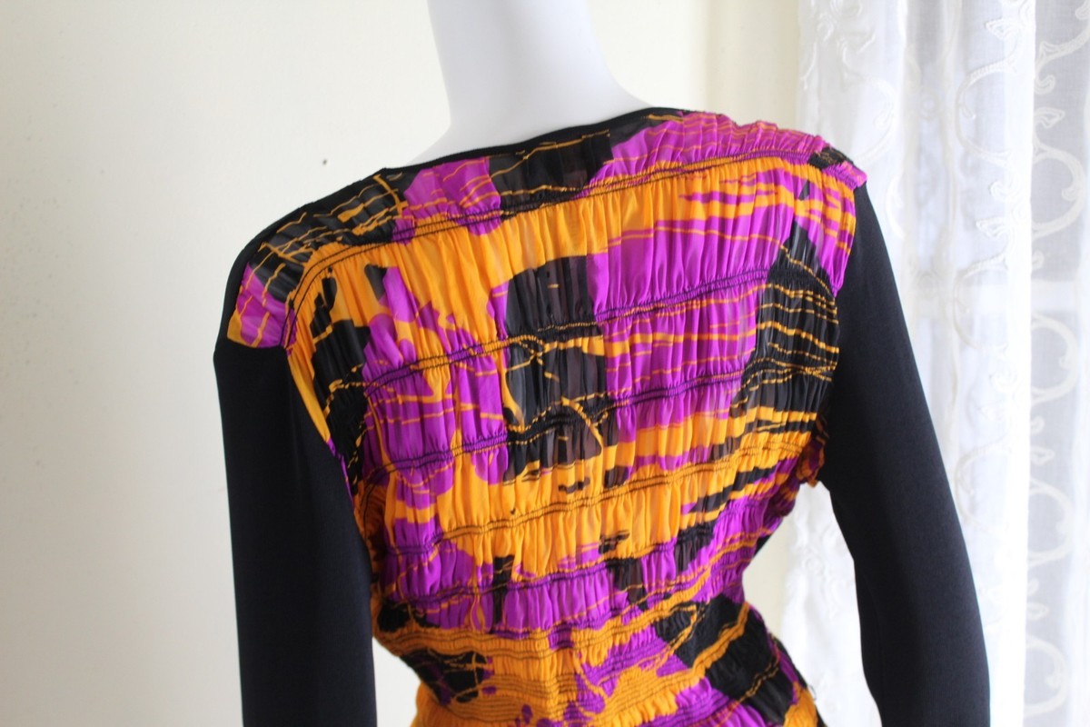 Christian LaCroix Sz L 10 8 Paris French Funky Art-Wear