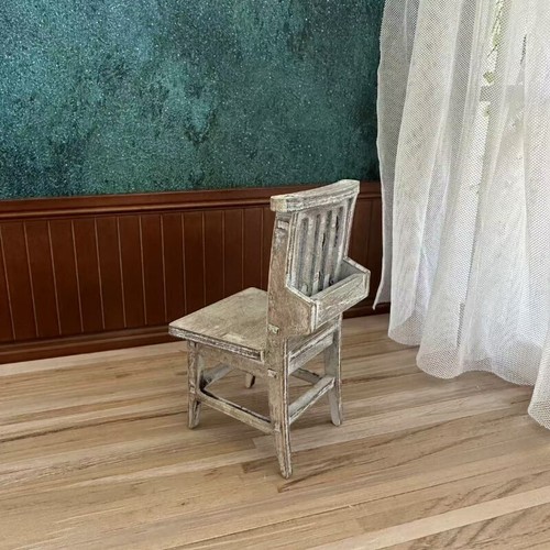 Vintage Old Chair 1:12 Scale Dollhouse Miniatures Furniture DIY Kit Accessories - Picture 4 of 9