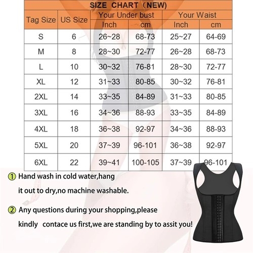 Women Fajas Colombianas Steel Boned Latex Waist Trainer Vest Body Shaper Corsets - Picture 2 of 18