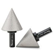 1-3/8" 35mm Diamond Chamfer Countersink Finger Cone Milling Drill Bit Hex Shank