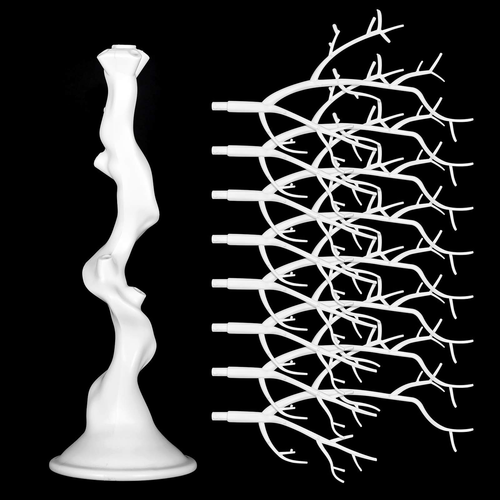 Sziqiqi Small Artificial Tree for Table Centerpiece White Fake Trees 1.9FT Fa... - Picture 8 of 9