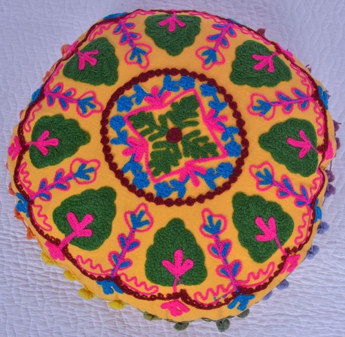 Indian Suzani Embroidered Vintage Cushion Covers Ethnic Sofa Decor Pillow Cases - Picture 4 of 42