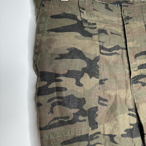 Sanctuary Standard Surplus Size 29 Camo Linen Casual Pants NWT - Picture 6 of 13