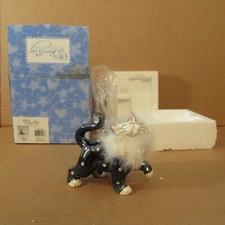 HTF NOS NEW w/Box 2007 Whimsiclay Amy Lacombe Cat Figurine Megs Mini 11027