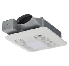 Panasonic LED Pick-A-Flow 80 -100 CFM Ceiling/Wall Bathroom Exhaust Fan RGT810LA