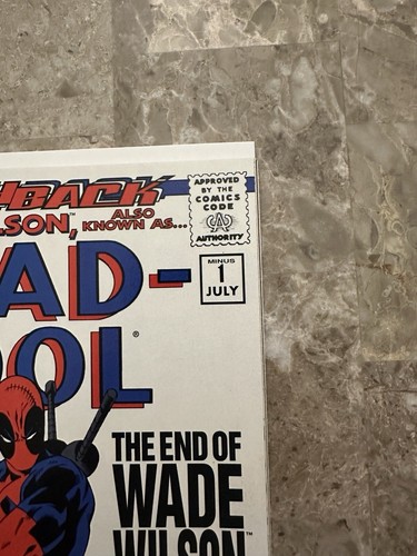 Deadpool #-1 VF/NM 9.0 (1997 Marvel Comics) - Foto 3 di 23