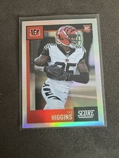 2020 Panini Chronicles Score Tee Higgins Silver Prizm Rookie #450