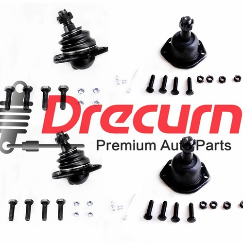 4Pcs Front Upper & Lower Ball Joints For 4WD Chevy Blazer S10 GMC Jimmy - Imagen 1 de 4