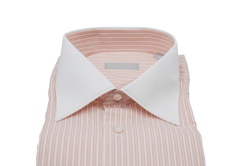 NEW STEFANO RICCI Dress Shirt 100% Cotton Size 16.5 Us 42 Eu ( C452) - Picture 2 of 2