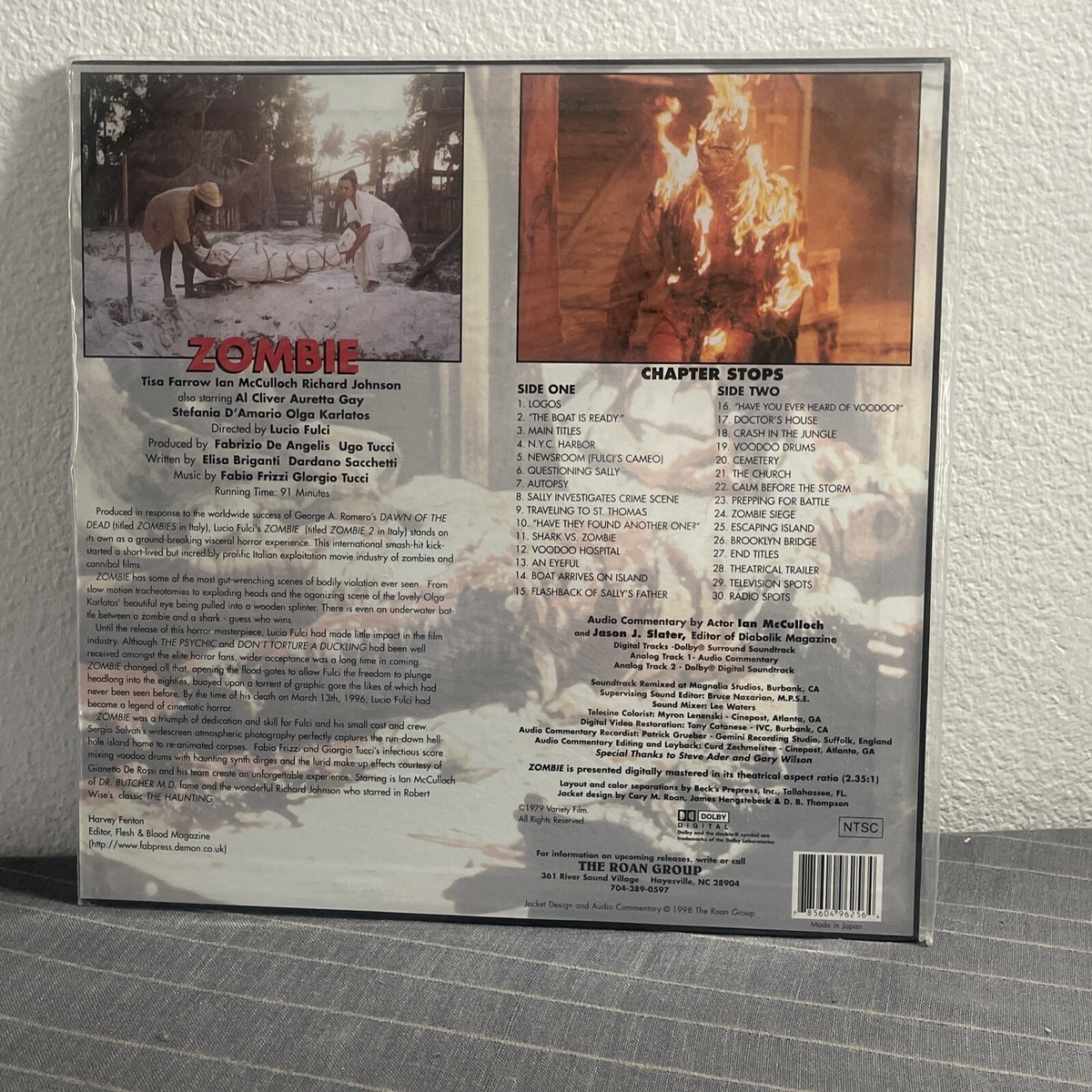 Zombie-Laserdisc Edition Roan Group-Lucio Fulci's Masterpiece | eBay