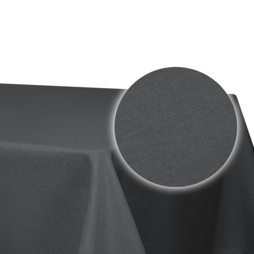 Mitteldecke Tischdecke eckig 160x160 cm Struktur Leinen-Optik Wasser abweisend - Bild 2 von 76