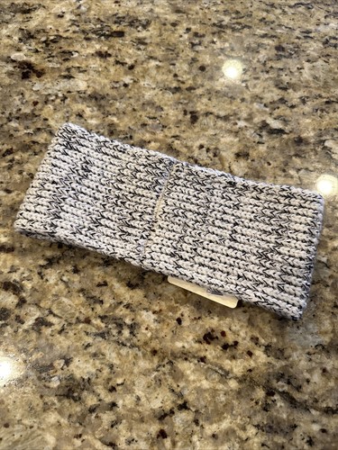 Love Your Melon Cotton Knit Made USA Winter Headband White, Black Gold Patch NEW - Picture 5 of 10