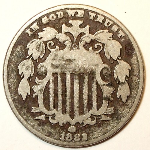 1882 RPD SHIELD NICKEL. Copper/Nickel. L@@K!!! - Picture 3 of 4