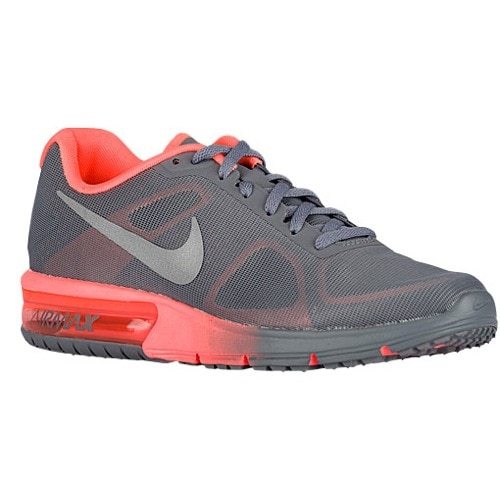 NEW Women's Nike Air Max Sequent Shoes Size: 5 Color: Gray/Mango NEW Women's Nike Air Max Sequent Shoes Size: 5 Color: Gray/Mango