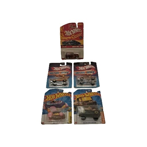 Lot of 5 Mixed Hot Wheels Collectable Cars