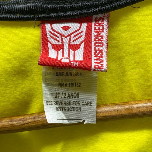 Transformers Graphic Bumblebee Yellow Hooded Jacket Youth Size 2T. - Picture 5 of 9