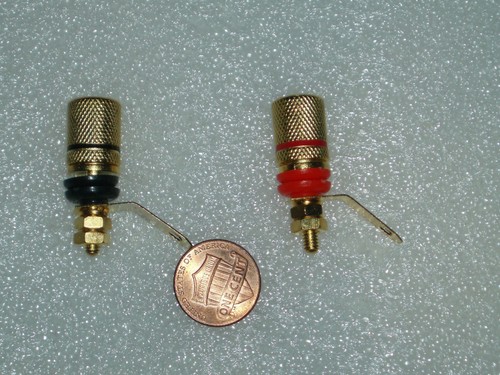 4mm Binding Post Amplifier Speaker Terminal Banana Plug Connector red+black - Picture 9 of 12