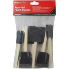 High Density Foam Brushes - Assorted Sizes, 16 Pieces