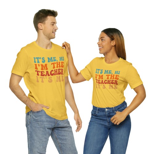 It's Me Hi I'm The Teacher It's Me Shirt, Teacher Shirt, I'm The Teacher Shirt - Picture 95 of 157