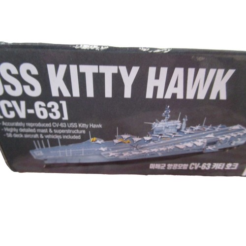 USS Kitty Hawk CV 63 Academy Model Kit Korea 1/800 Scale Highly detailed mast an - Picture 17 of 18