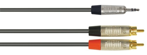 Alta calidad NJS 3,5 mm enchufe estéreo a 2 x enchufes de fonógrafo RCA cable de señal 3 variantes - Imagen 15 de 20
