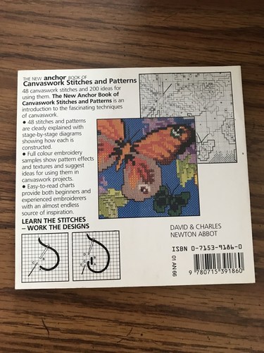 The New Anchor Book of Canvaswork Stitches and Patterns by Eve Harlow (1989,... - Picture 2 of 2