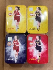 Caitlin Clark Indiana Fever set of 4 empty tins, 1 of each