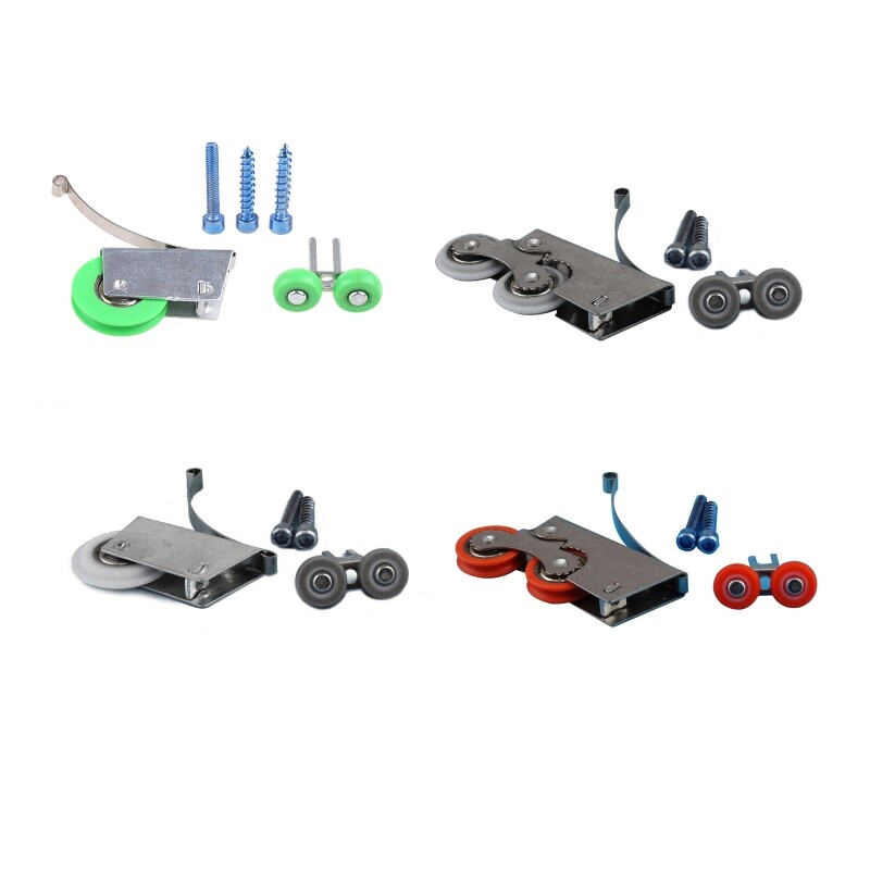 Wardrobe Sliding Door Rollers Heavy Duty Mute Window Furniture Hardware-image