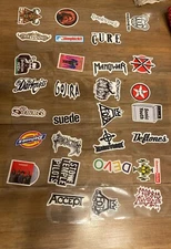 ROCK BAND DECALS STICKERS LAPTOP, GUITAR, SKATEBOARD ETC...FREE SHIPPING
