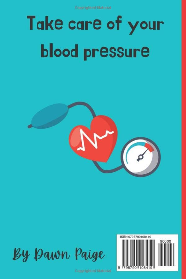 Blood Pressure Monitor Recording Book Blood Pressure Chart for Use