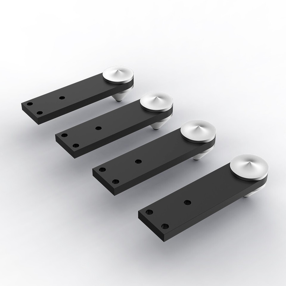 Supporti Per Casse Acustiche 4 Spike In Alluminio M6 Per Altoparlanti - Con Piedini E Dadi Artiglio Inclusi Supporto Per Casse Acustiche