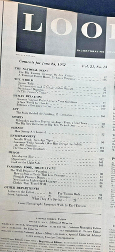 LOOK Magazine June 25 1957 Lawrence Welk Vol 21 No 25 sport science entertain - Picture 4 of 8