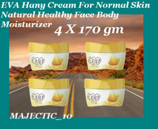 EVA Honey Cream for Normal Skin Natural Healthy Face Body Moisturizer 4X170g
