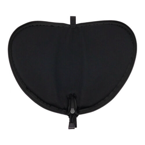 Tappeto pistola grande nylon nero custodia morbida imbottita custodia pistola a mano custodia con cerniera borsa - Foto 3 di 8