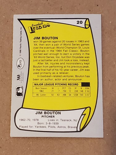1988 PACIFIC LEGENDS BASEBALL CARDS YOU PICK FREE SHIPPING 50% OFF 2+ - Picture 21 of 99