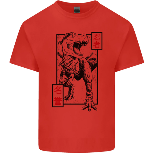 Japanese T-Rex Ninja MMA Mixed Martial Arts Kids T-Shirt Boys Girls - Picture 22 of 61