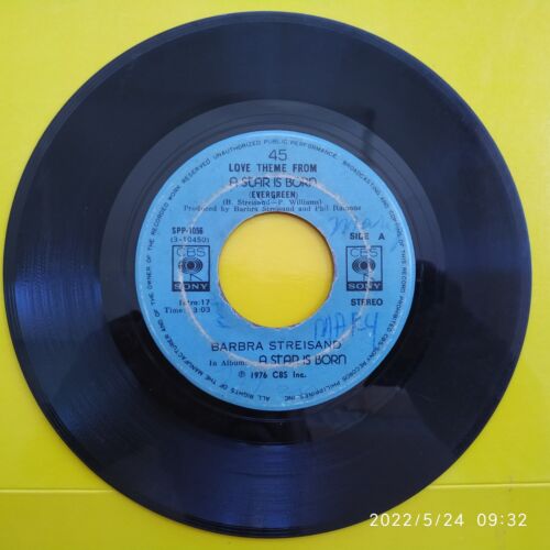 Barbra Streisand - Evergreen 7" Original Pressing from 1976 - Picture 1 of 2