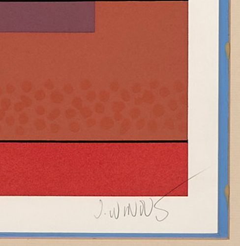 J WINNS Transformation Near the Olgas screenprint, ed. 22/100 81 x 58.5 cm - Picture 6 of 6