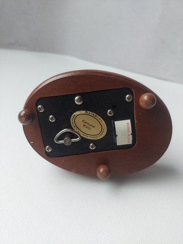 Melodies Carousel Porcelain Horse Plays Carousel Waltz Musical w/ Plaque - Picture 9 of 9