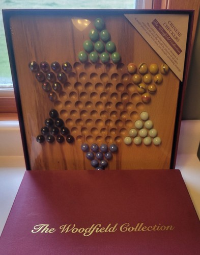 Vintage NIP Woodford Collection Chinese Checkers Wooden Board - Picture 13 of 21
