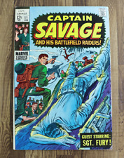 1969 Marvel Comic Captain Savage And His Battlefield Raiders #11 G/FN+