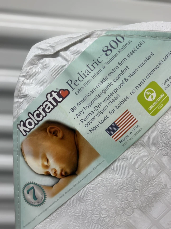 Kolcraft Pediatric 800 Extra Firme Ultra Deluxe, 80 Bobinas Cuna y Niño Pequeño Foto 2 de 4