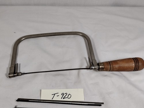 Vintage Copping Saw No 10 Disston-Porter Wood Handle 6.25” Pin Blades (920) - Picture 11 of 11