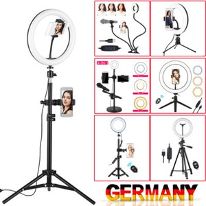 10 Zoll Dimmbar Ringleuchte Ringlicht mit Handy Stativ für Live YouTube Makeup 10 Zoll Dimmbar Ringleuchte Ringlicht mit Handy Stativ für Live YouTube Makeup