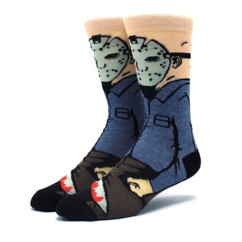 Freitag der 13. - Jason Voorhees (6-12, Crew Socks) Horrorfilm, 1PR, NEU - Bild 1 von 2