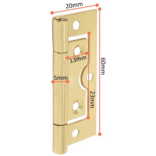FLUSH HINGES Inset Door Cabinet Cupboard Box Flat Fitting Non Mortice HEAVY DUTY - Picture 28 of 30