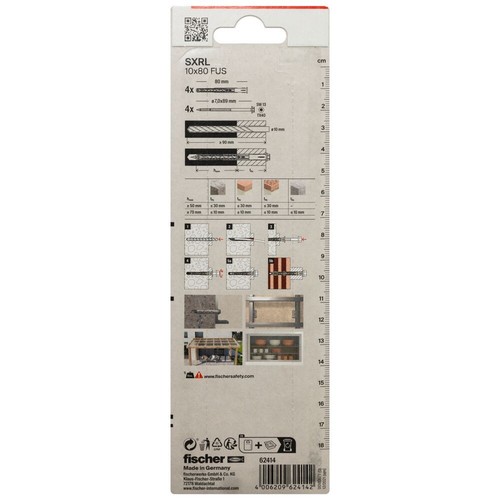 Fischer Langschaftdübel SXRL-FUS Universal Rahmendübel Fensterrahmendübel - Bild 9 von 18