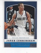 2012-13 PANINI BASKETBALL JARED CUNNINGHAM RC ROOKIE CARD #254 DALLAS MAVERICKS